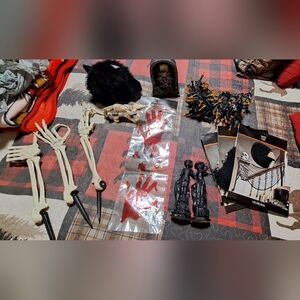 Halloween Skeleton and Decor Bundle